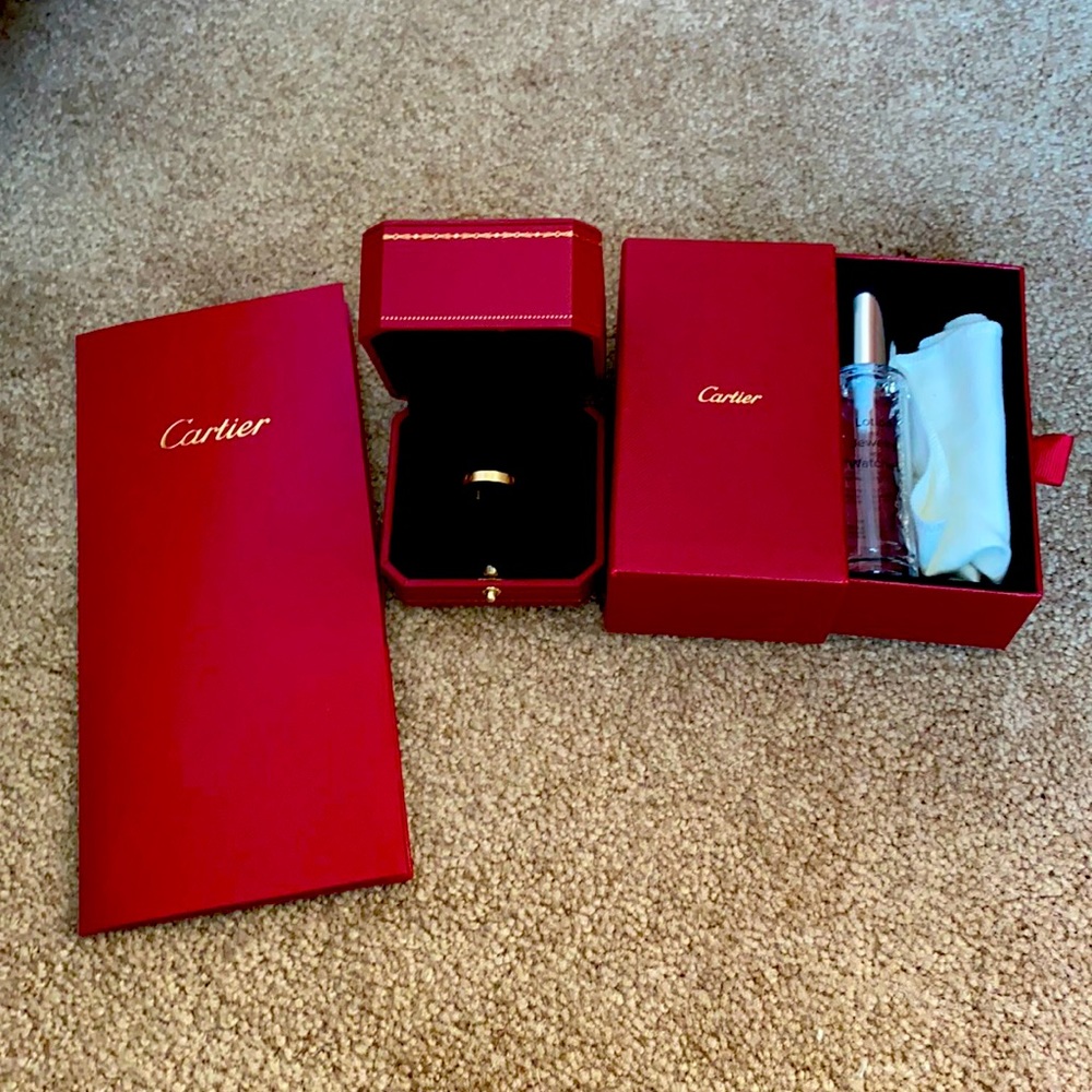 Cartier ring - gold, size 55